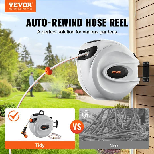Smart Hose Management System – Wall Mount & 180° Rotation